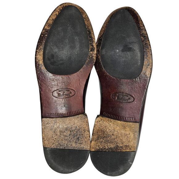 Rockport VTG Full Brogue Wing Tassel Loafers with Fringe Men's Size 11 - Picture 7 of 9